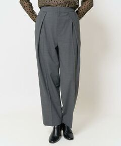 GEORGES RECH / ジョルジュ・レッシュ チノ・ワークパンツ | [日本製]インタックコクーンワイドテーパードパンツ