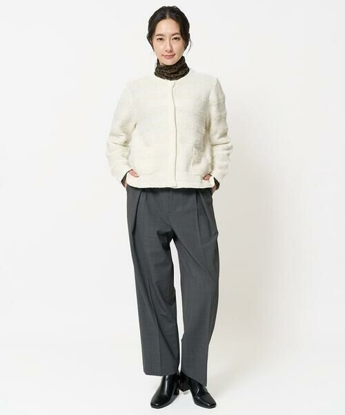 GEORGES RECH / ジョルジュ・レッシュ チノ・ワークパンツ | [日本製]インタックコクーンワイドテーパードパンツ | 詳細13