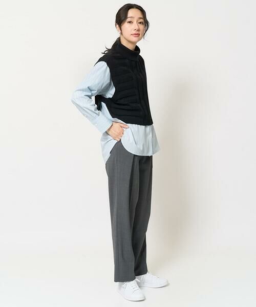 GEORGES RECH / ジョルジュ・レッシュ チノ・ワークパンツ | [日本製]インタックコクーンワイドテーパードパンツ | 詳細15