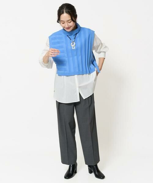 GEORGES RECH / ジョルジュ・レッシュ チノ・ワークパンツ | [日本製]インタックコクーンワイドテーパードパンツ | 詳細18