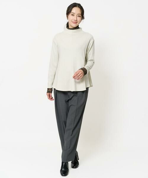 GEORGES RECH / ジョルジュ・レッシュ チノ・ワークパンツ | [日本製]インタックコクーンワイドテーパードパンツ | 詳細20