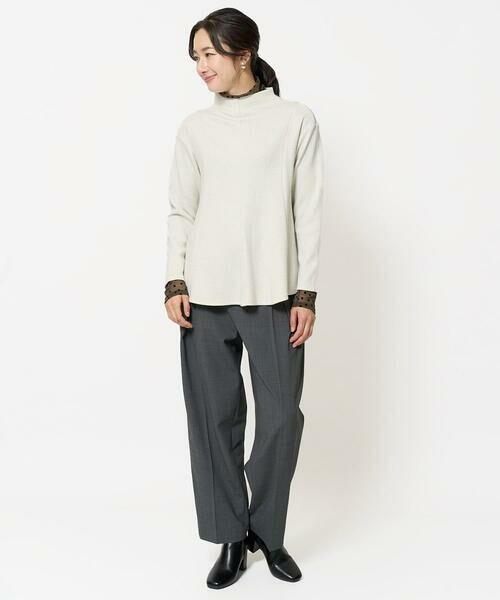 GEORGES RECH / ジョルジュ・レッシュ チノ・ワークパンツ | [日本製]インタックコクーンワイドテーパードパンツ | 詳細21