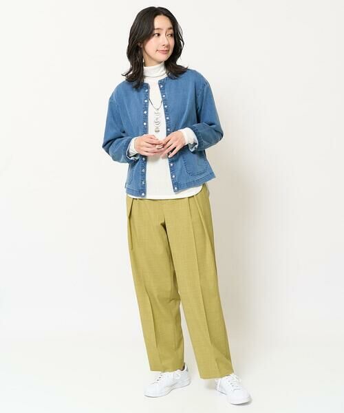 GEORGES RECH / ジョルジュ・レッシュ チノ・ワークパンツ | [日本製]インタックコクーンワイドテーパードパンツ | 詳細22