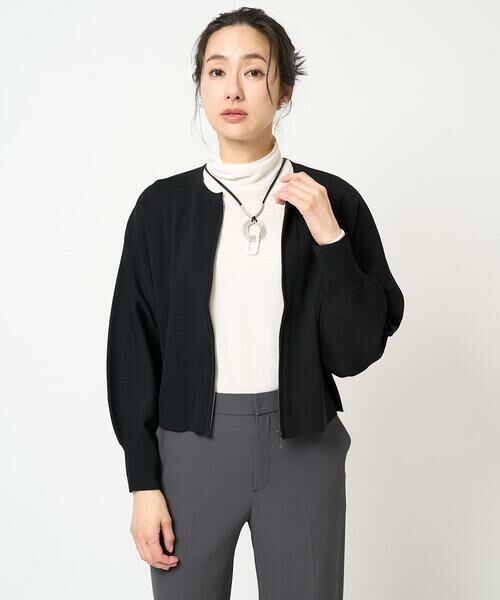 GEORGES RECH / ジョルジュ・レッシュ カーディガン・ボレロ | ドルマンニットジップカーディガン | 詳細1