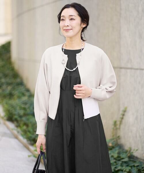 GEORGES RECH / ジョルジュ・レッシュ カーディガン・ボレロ | ドルマンニットジップカーディガン | 詳細2