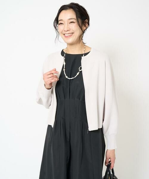 GEORGES RECH / ジョルジュ・レッシュ カーディガン・ボレロ | ドルマンニットジップカーディガン | 詳細3