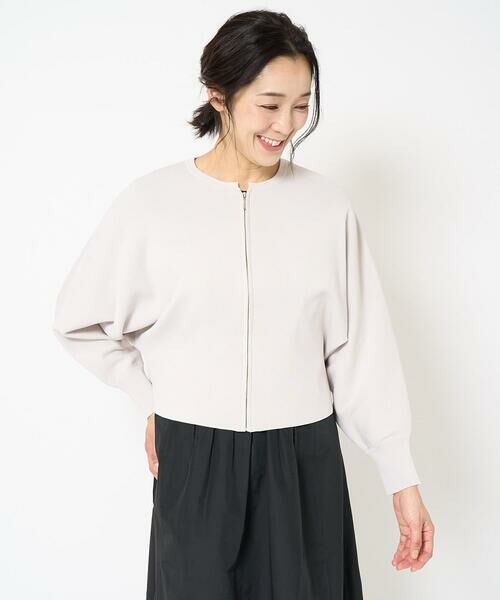 GEORGES RECH / ジョルジュ・レッシュ カーディガン・ボレロ | ドルマンニットジップカーディガン | 詳細4