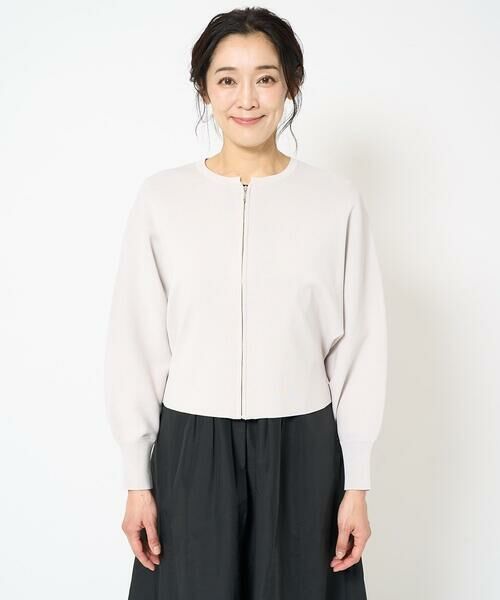 GEORGES RECH / ジョルジュ・レッシュ カーディガン・ボレロ | ドルマンニットジップカーディガン | 詳細5