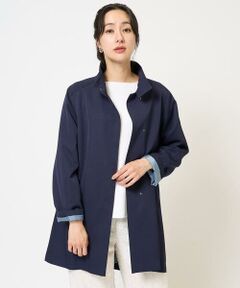 レディース ステンカラーコート（条件：ブルー系、新入荷