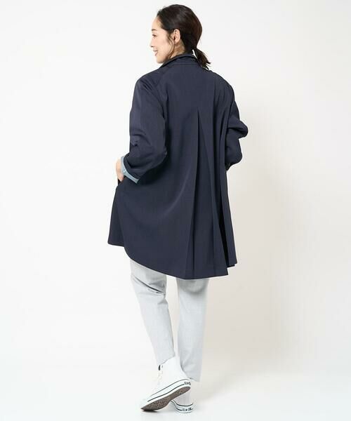GEORGES RECH / ジョルジュ・レッシュ ステンカラーコート | スタンドカラーAラインコート | 詳細25