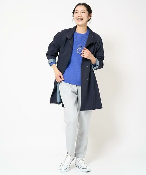 GEORGES RECH / ジョルジュ・レッシュ ステンカラーコート | スタンドカラーAラインコート | 詳細26