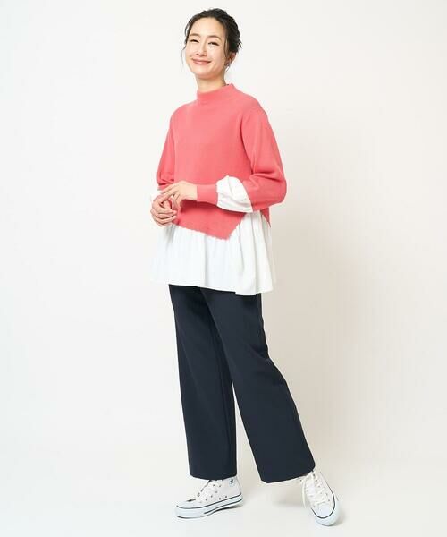 GEORGES RECH / ジョルジュ・レッシュ ニット・セーター | タフタコンビアシンメトリーニット | 詳細10