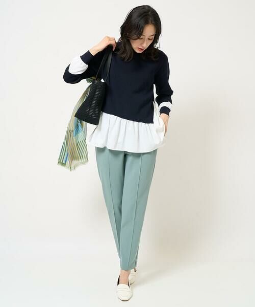 GEORGES RECH / ジョルジュ・レッシュ ニット・セーター | タフタコンビアシンメトリーニット | 詳細12