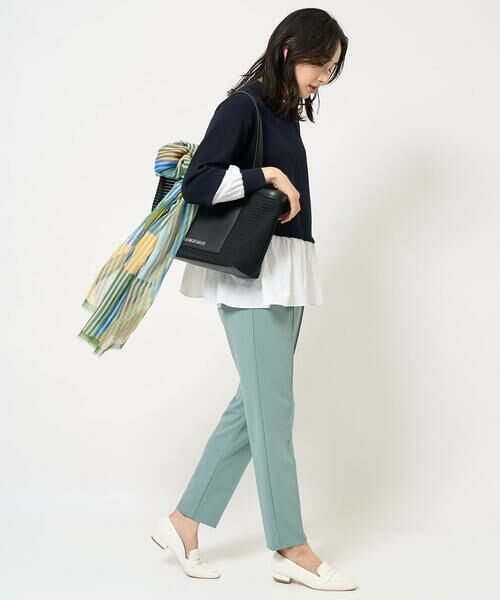 GEORGES RECH / ジョルジュ・レッシュ ニット・セーター | タフタコンビアシンメトリーニット | 詳細13