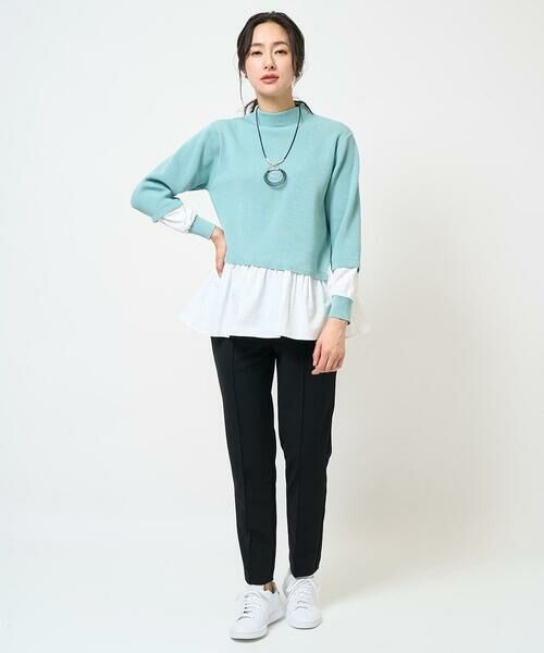 GEORGES RECH / ジョルジュ・レッシュ ニット・セーター | タフタコンビアシンメトリーニット | 詳細15