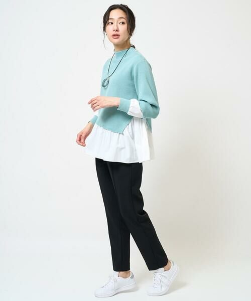 GEORGES RECH / ジョルジュ・レッシュ ニット・セーター | タフタコンビアシンメトリーニット | 詳細16