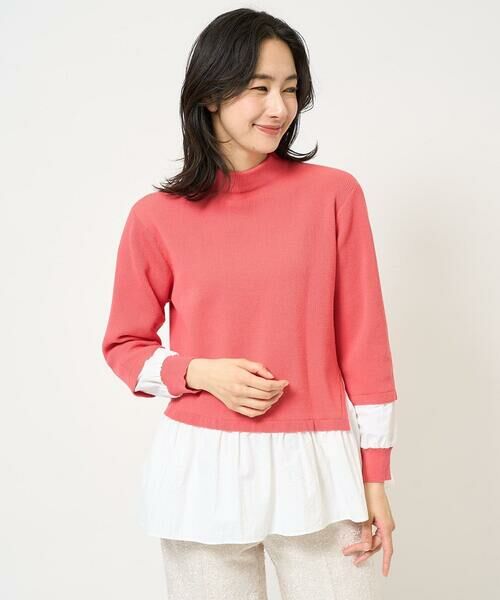 GEORGES RECH / ジョルジュ・レッシュ ニット・セーター | タフタコンビアシンメトリーニット | 詳細18