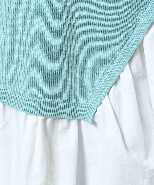GEORGES RECH / ジョルジュ・レッシュ ニット・セーター | タフタコンビアシンメトリーニット | 詳細6