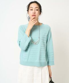 GEORGES RECH / ジョルジュ・レッシュ ニット・セーター | ホールガーメントロール柄ニット