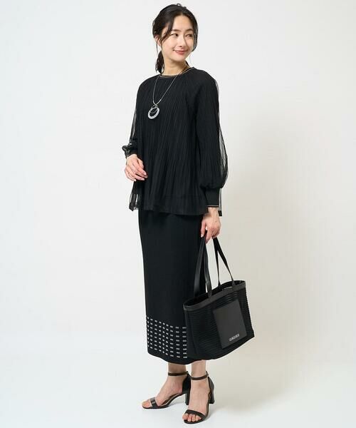 GEORGES RECH / ジョルジュ・レッシュ カットソー | チュールプリーツジャージーカットソー | 詳細17
