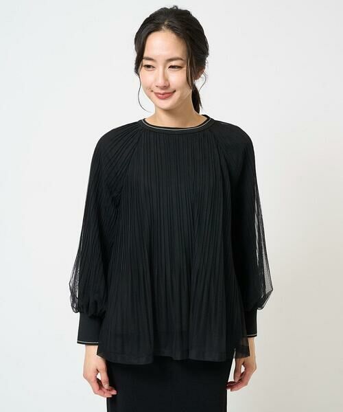 GEORGES RECH / ジョルジュ・レッシュ カットソー | チュールプリーツジャージーカットソー | 詳細6