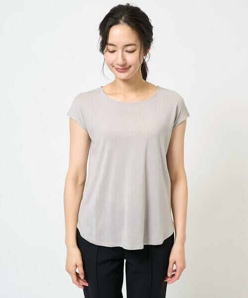 GEORGES RECH / ジョルジュ・レッシュ カットソー | [日本製]ラメフレンチスリーブジャージーカットソー | 詳細4