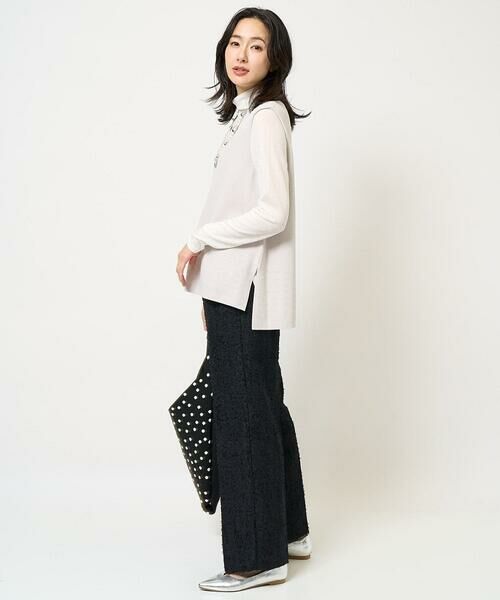 GEORGES RECH / ジョルジュ・レッシュ その他パンツ | [日本製]フェザージャガードワイドパンツ | 詳細12