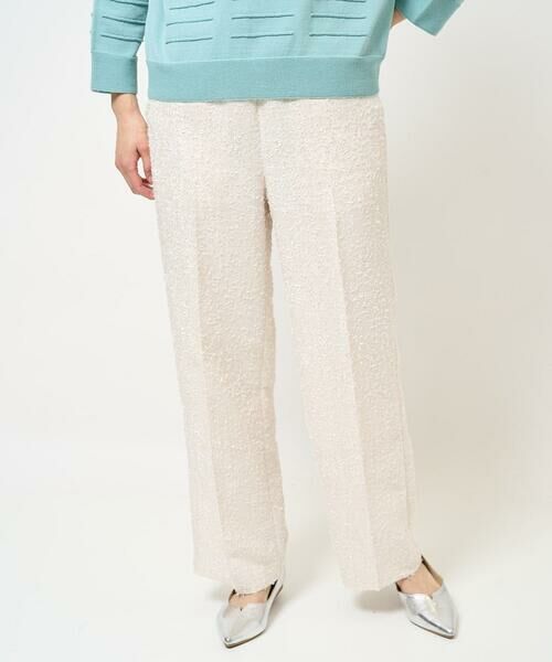 GEORGES RECH / ジョルジュ・レッシュ その他パンツ | [日本製]フェザージャガードワイドパンツ | 詳細13