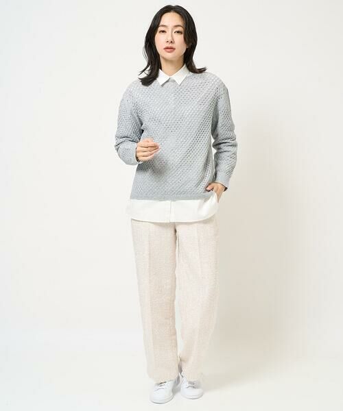 GEORGES RECH / ジョルジュ・レッシュ その他パンツ | [日本製]フェザージャガードワイドパンツ | 詳細24