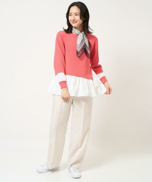 GEORGES RECH / ジョルジュ・レッシュ その他パンツ | [日本製]フェザージャガードワイドパンツ | 詳細26