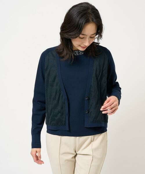 GEORGES RECH / ジョルジュ・レッシュ カーディガン・ボレロ | [アンサンブル対応]シアージャカードショートカーディガン | 詳細2