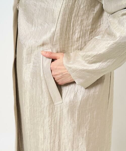 GEORGES RECH / ジョルジュ・レッシュ その他アウター | メタリックツイルロングコート | 詳細10