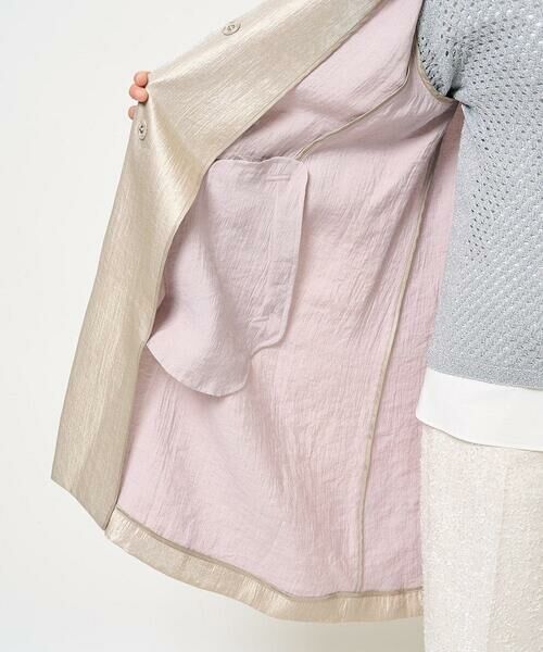 GEORGES RECH / ジョルジュ・レッシュ その他アウター | メタリックツイルロングコート | 詳細13