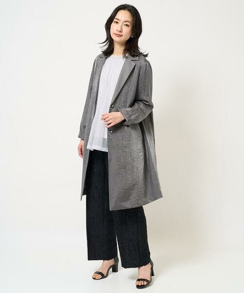 GEORGES RECH / ジョルジュ・レッシュ その他アウター | メタリックツイルロングコート | 詳細18