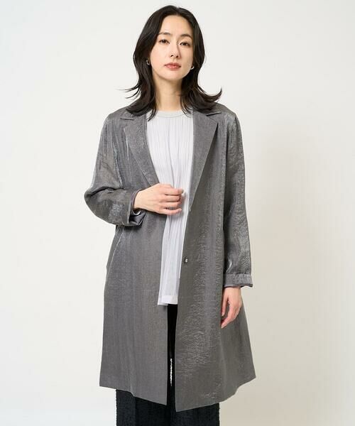 GEORGES RECH / ジョルジュ・レッシュ その他アウター | メタリックツイルロングコート | 詳細2