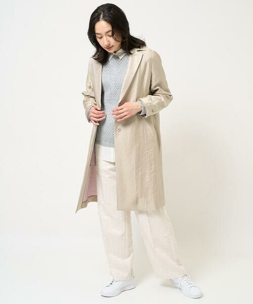 GEORGES RECH / ジョルジュ・レッシュ その他アウター | メタリックツイルロングコート | 詳細22