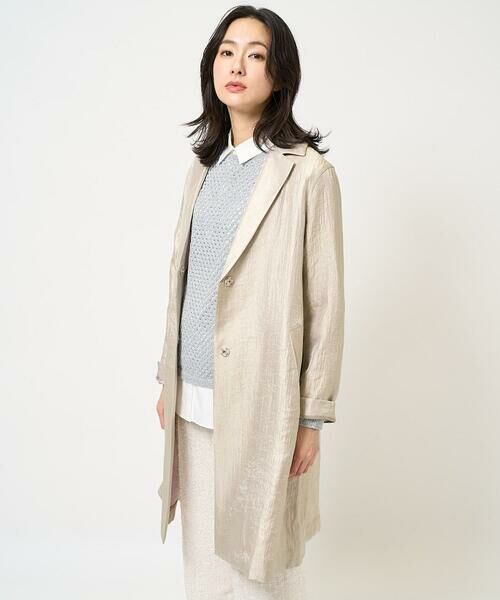 GEORGES RECH / ジョルジュ・レッシュ その他アウター | メタリックツイルロングコート | 詳細3