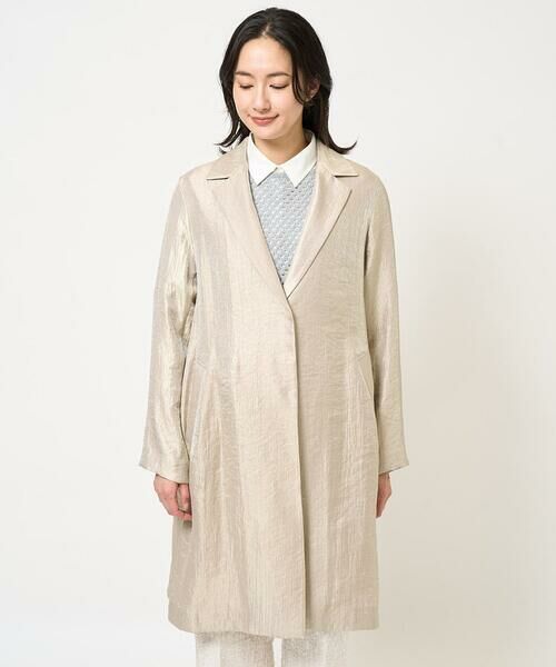 GEORGES RECH / ジョルジュ・レッシュ その他アウター | メタリックツイルロングコート | 詳細5