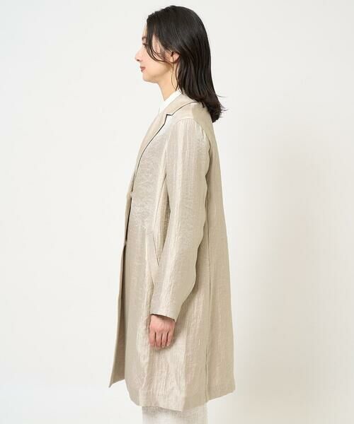 GEORGES RECH / ジョルジュ・レッシュ その他アウター | メタリックツイルロングコート | 詳細6