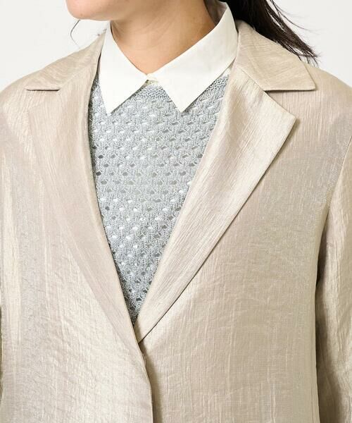 GEORGES RECH / ジョルジュ・レッシュ その他アウター | メタリックツイルロングコート | 詳細8