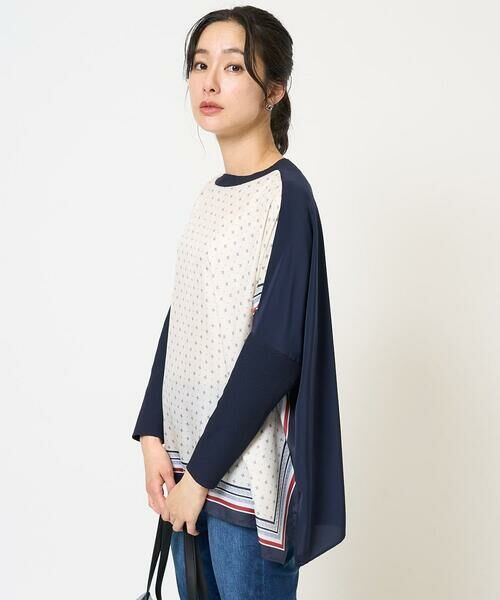 GEORGES RECH / ジョルジュ・レッシュ シャツ・ブラウス | マリンスカーフポンチョブラウス | 詳細1