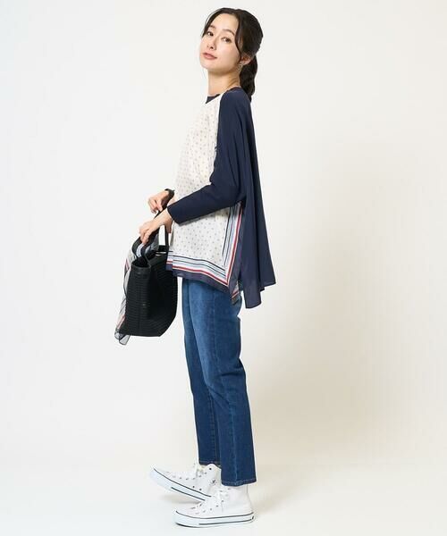 GEORGES RECH / ジョルジュ・レッシュ シャツ・ブラウス | マリンスカーフポンチョブラウス | 詳細10