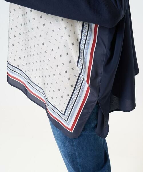 GEORGES RECH / ジョルジュ・レッシュ シャツ・ブラウス | マリンスカーフポンチョブラウス | 詳細7