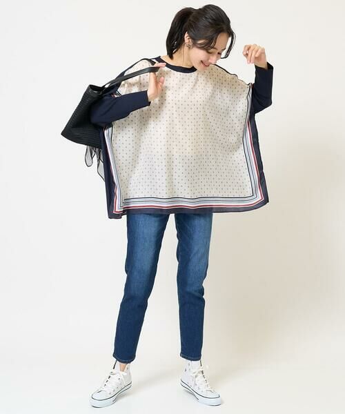 GEORGES RECH / ジョルジュ・レッシュ シャツ・ブラウス | マリンスカーフポンチョブラウス | 詳細9