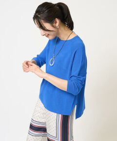 [日本製]裏カノコストレッチジャカードニット Maison de CINQ｜[日本製]裏カノコストレッチジャカードニット