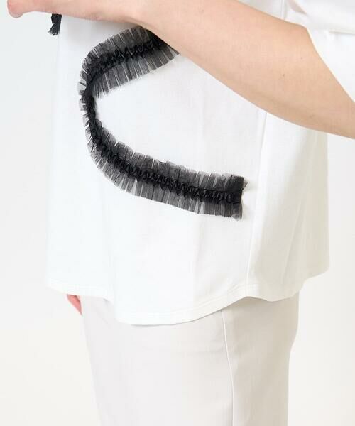 GEORGES RECH / ジョルジュ・レッシュ カットソー | チュールテープラインカットソー | 詳細10