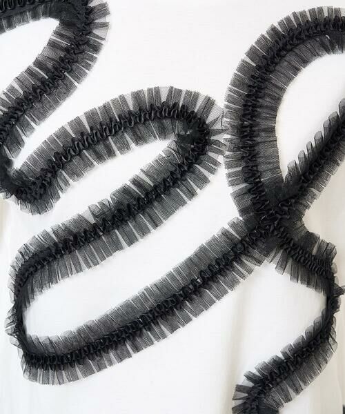 GEORGES RECH / ジョルジュ・レッシュ カットソー | チュールテープラインカットソー | 詳細11