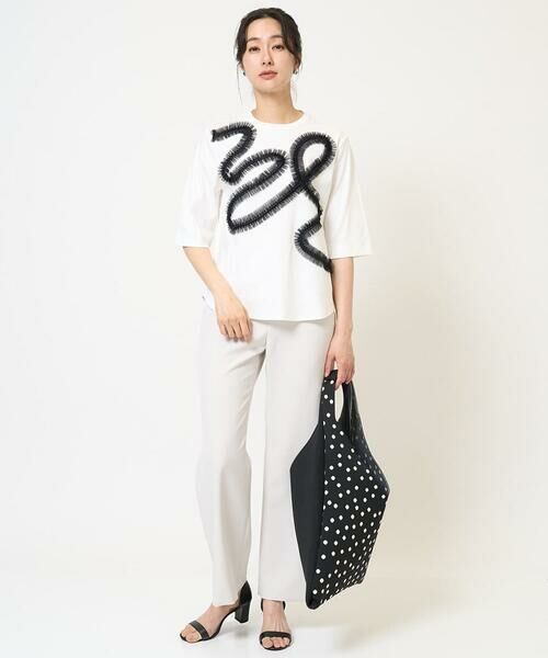 GEORGES RECH / ジョルジュ・レッシュ カットソー | チュールテープラインカットソー | 詳細14