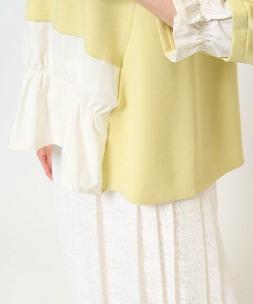 GEORGES RECH / ジョルジュ・レッシュ カットソー | シャーリングタフタダンボールコンビプルオーバー | 詳細10