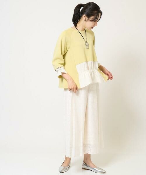 GEORGES RECH / ジョルジュ・レッシュ カットソー | シャーリングタフタダンボールコンビプルオーバー | 詳細15